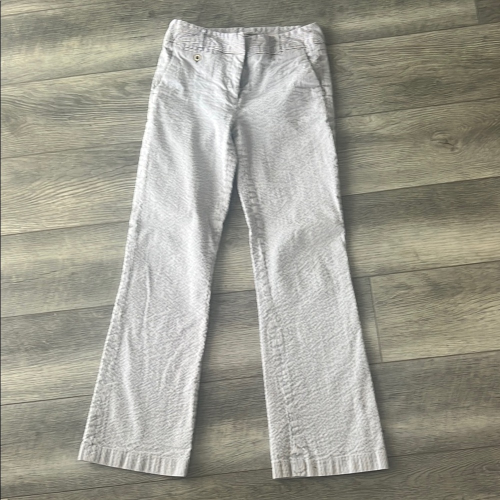 Navy/white stripe coastal/sailor pants